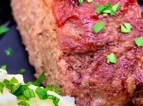 Balsamic Glazed Meatloaf