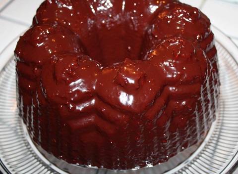 On Tap Oil & Vinegar Chocolate-Raspberry Bundt Cake