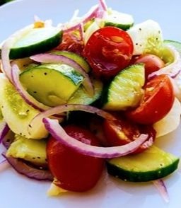 On Tap Oil & Vinegar Cucumber Tomato Salad