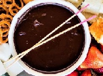 Dark Chocolate Slow Cooker Fondue