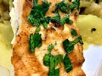 Grilled Salmon with Herb Vinaigrette