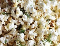 Parmesan, Dill, and Garlic Popcorn