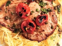 Pork Scallopini & Spaghetti Squash