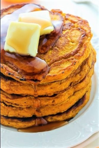 On Tap Oil & Vinegar Pumpkin Spice Pancakes