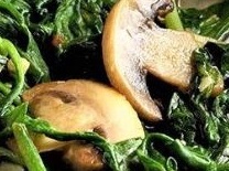 Sautéed Spinach & Mushrooms
