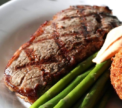 On Tap Oil & Vinegar Sous-Vide NY Strip Steak