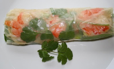 On Tap Oil & Vinegar Vietnamese Shrimp Salad Rolls