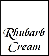 Rhubarb Cream Tea