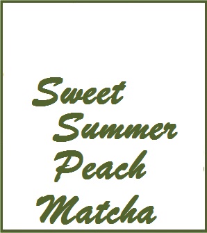 On Tap Sweet Summer Peach Matcha Tea